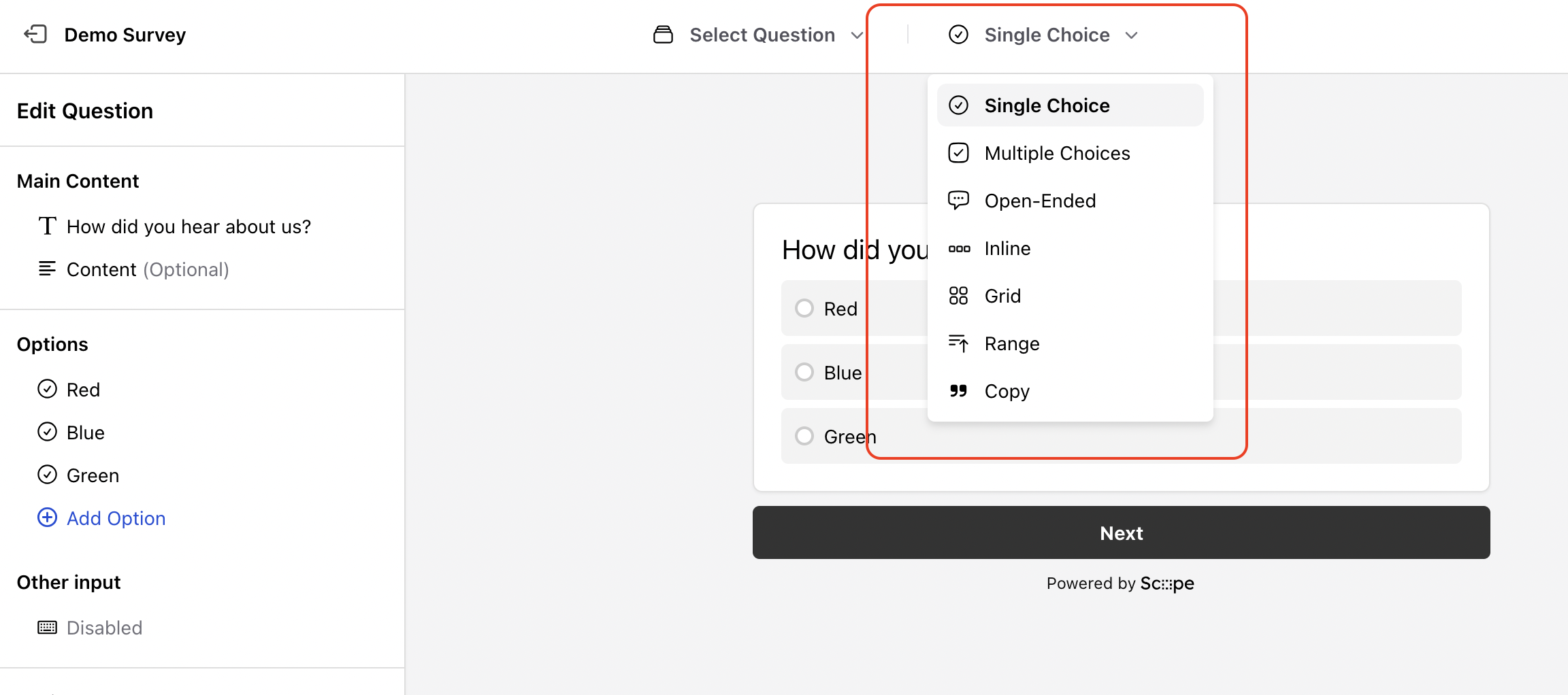 Question Types